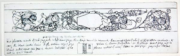 Ontwerp voor schutbladen, c.1895 door Robert Anning Bell