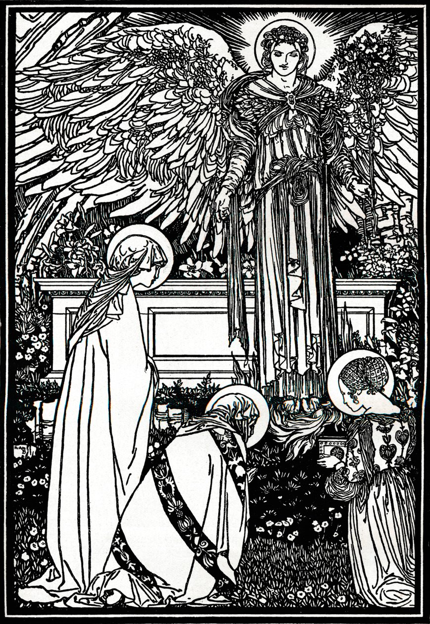 Illustratie voor Het Altaarboek, 1892, 1897 door Robert Anning Bell