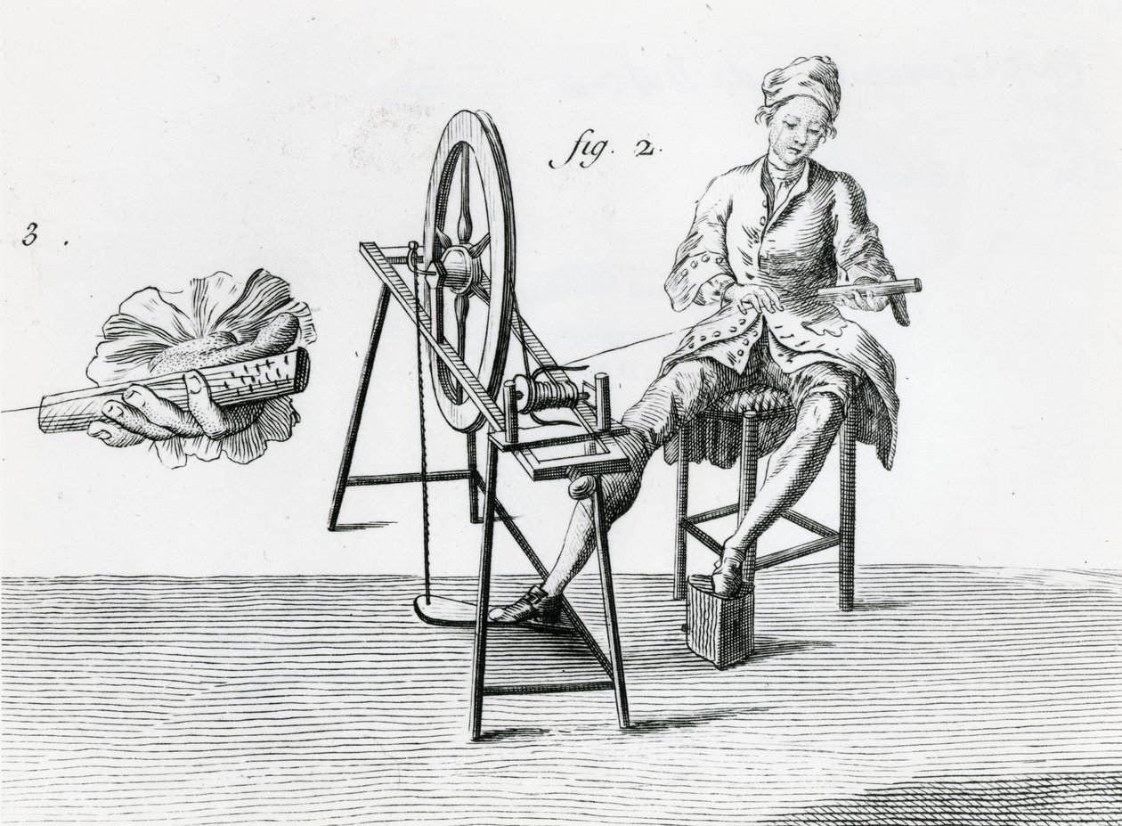 Rustieke economie, katoen, uit Encyclopedie door Denis Diderot door Robert Benard