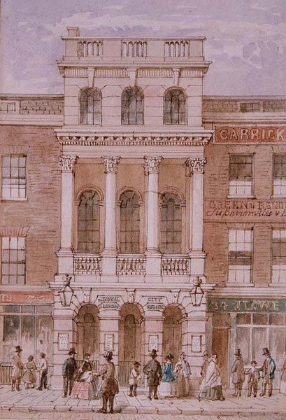 City of London Theatre, Bishopsgate door Robert Blemell (attr. to) Schnebbelie