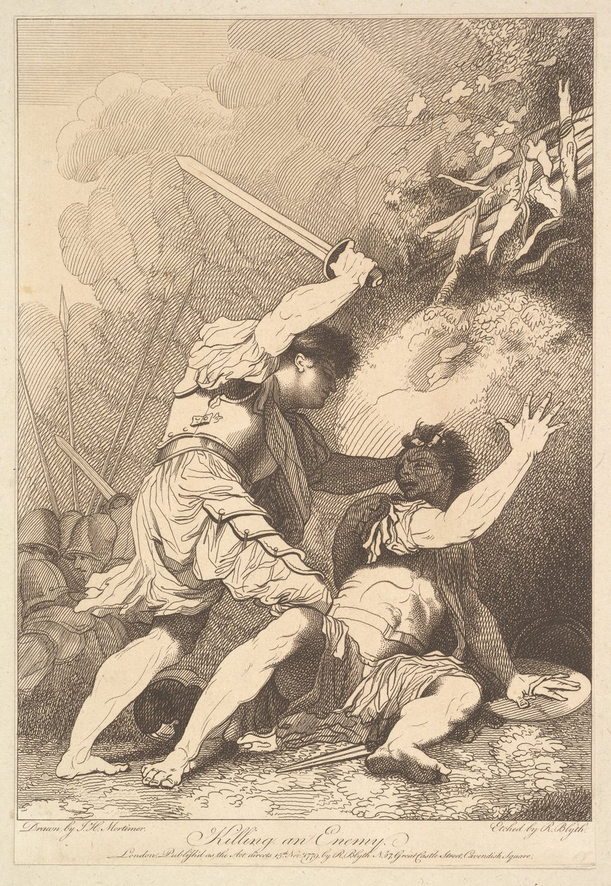 Een vijand doden, 15 november 1779 door Robert Blyth