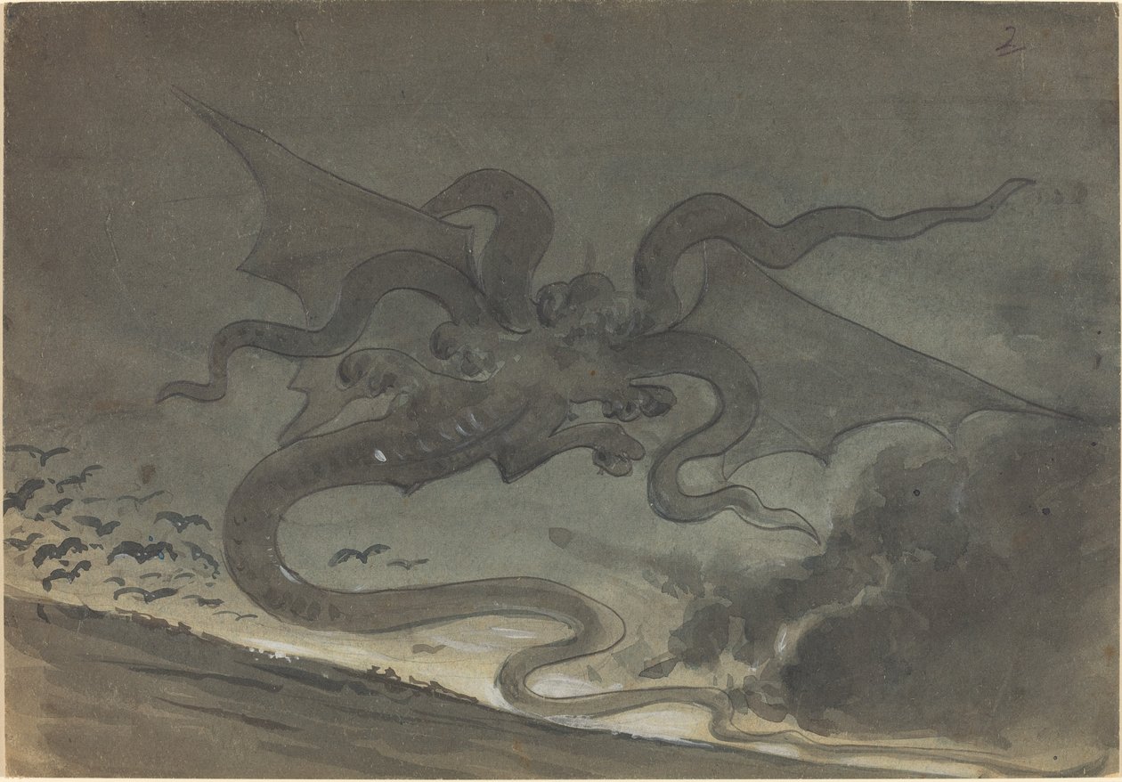 Vliegend Monster door Robert Caney