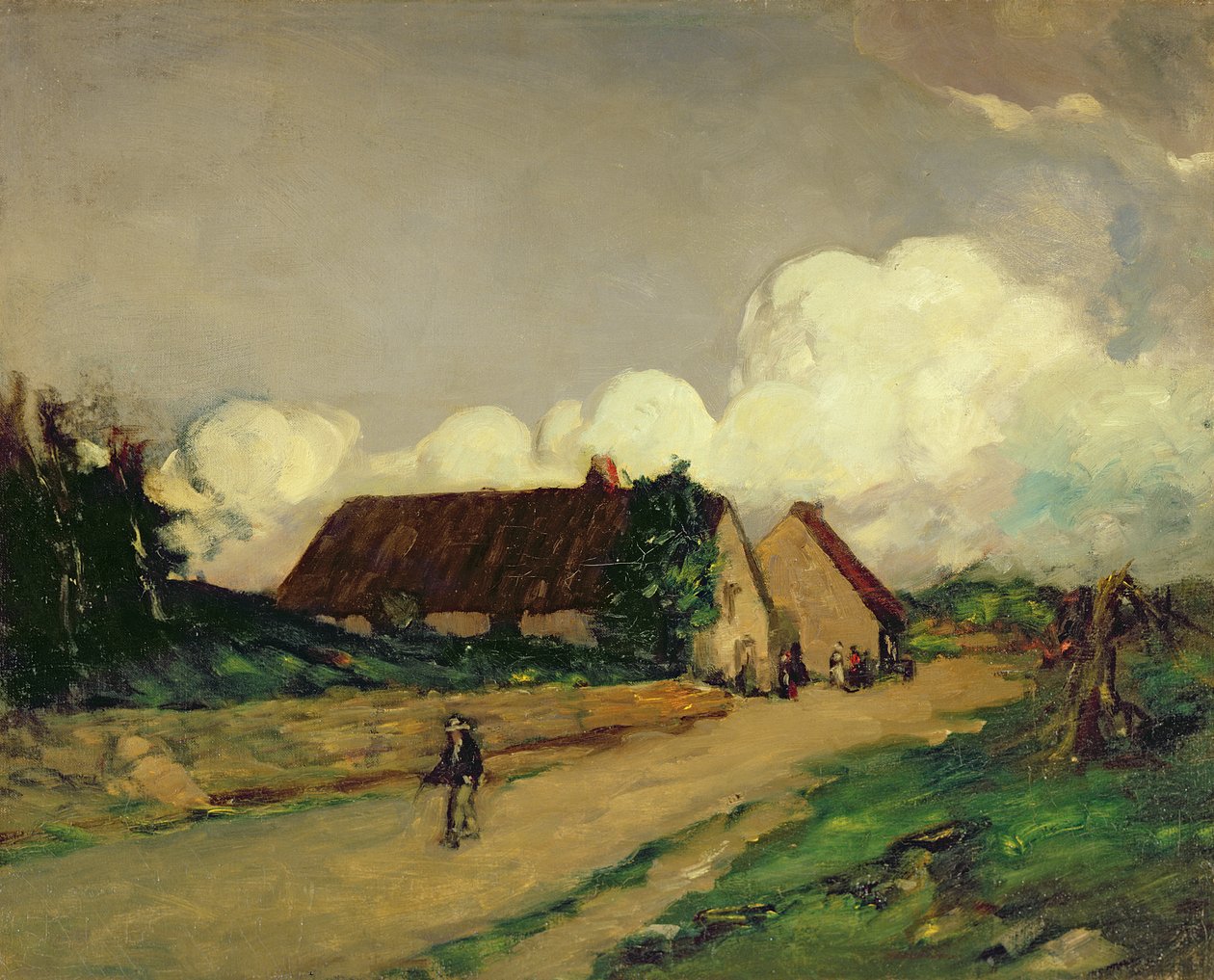Oude boerderijen in Bretagne door Robert Cozad Henri