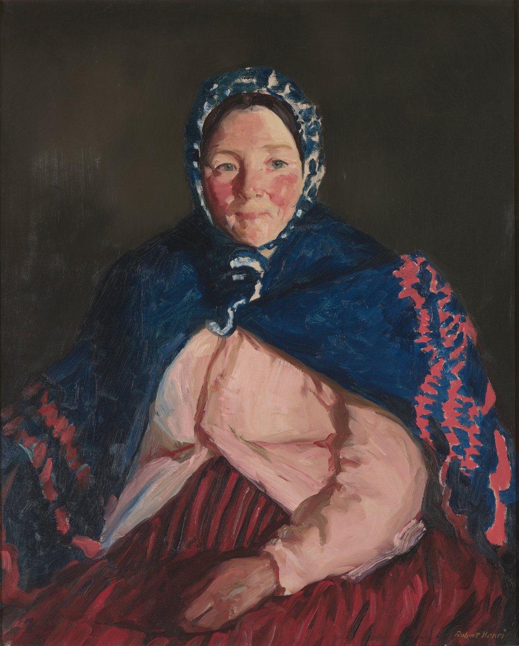 De vrouw van Oude Johnnie door Robert Cozad Henri