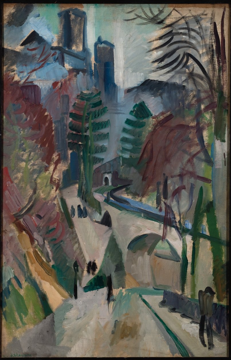 Laon Landschap door Robert Delaunay