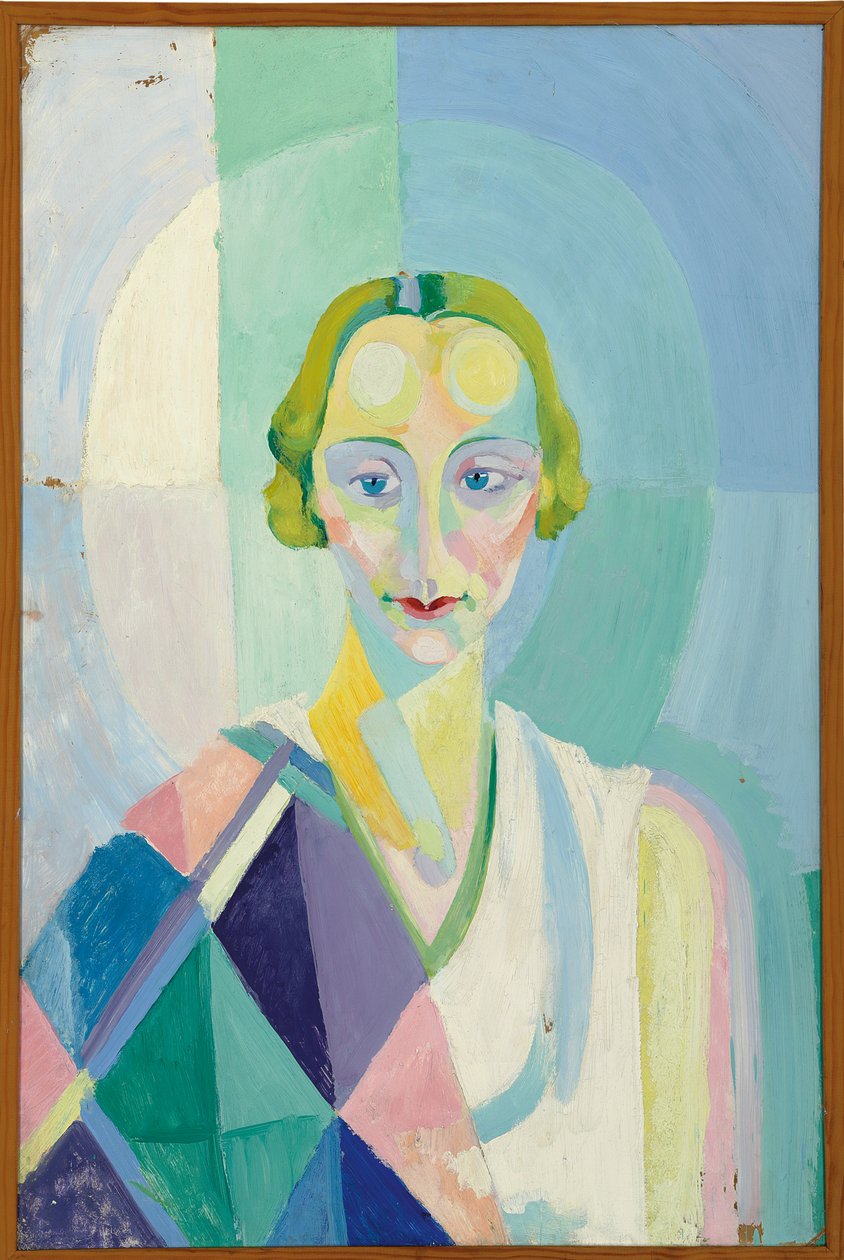 Portret van Madame Heim door Robert Delaunay