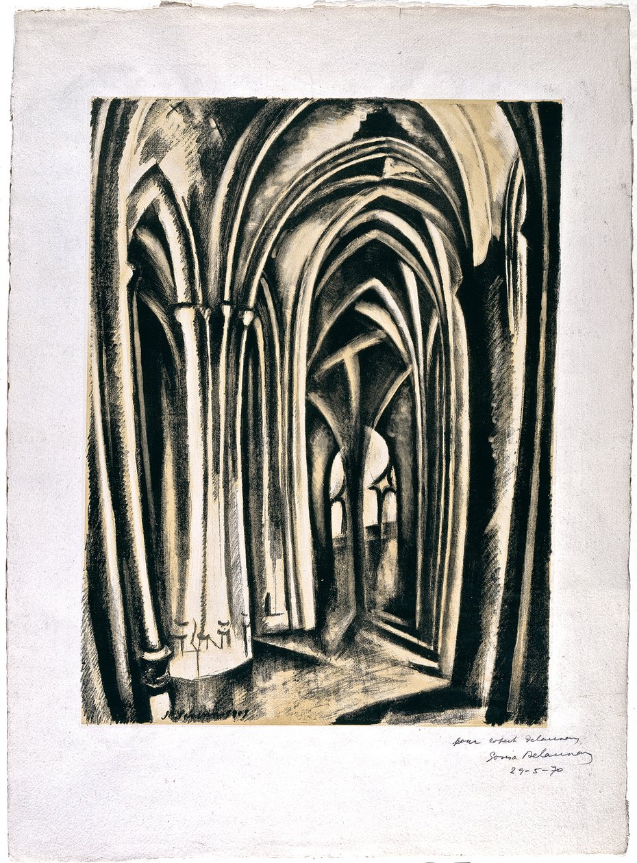 Saint-Séverin door Robert Delaunay