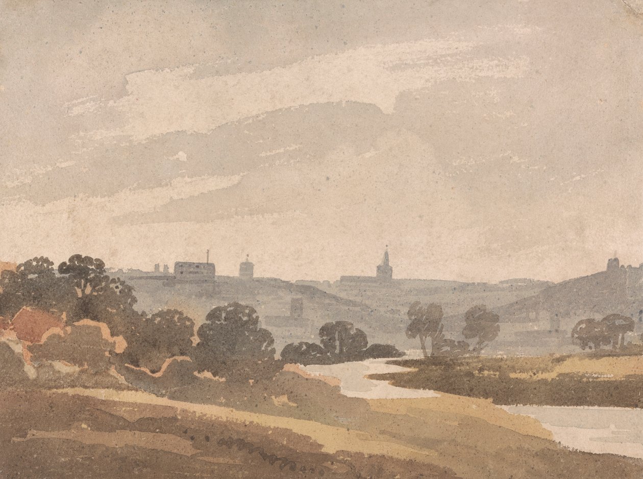 Norwich vanaf de Grindgroeven door Robert Dixon