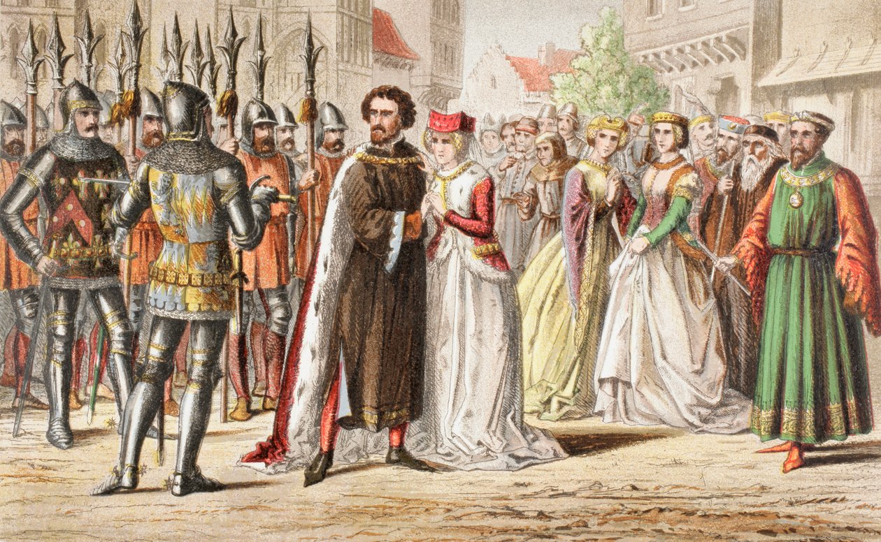 Mijn heer, de geest van Bolingbroke is veranderd; u moet naar Pomfret, niet naar de Tower. door Robert Dudley