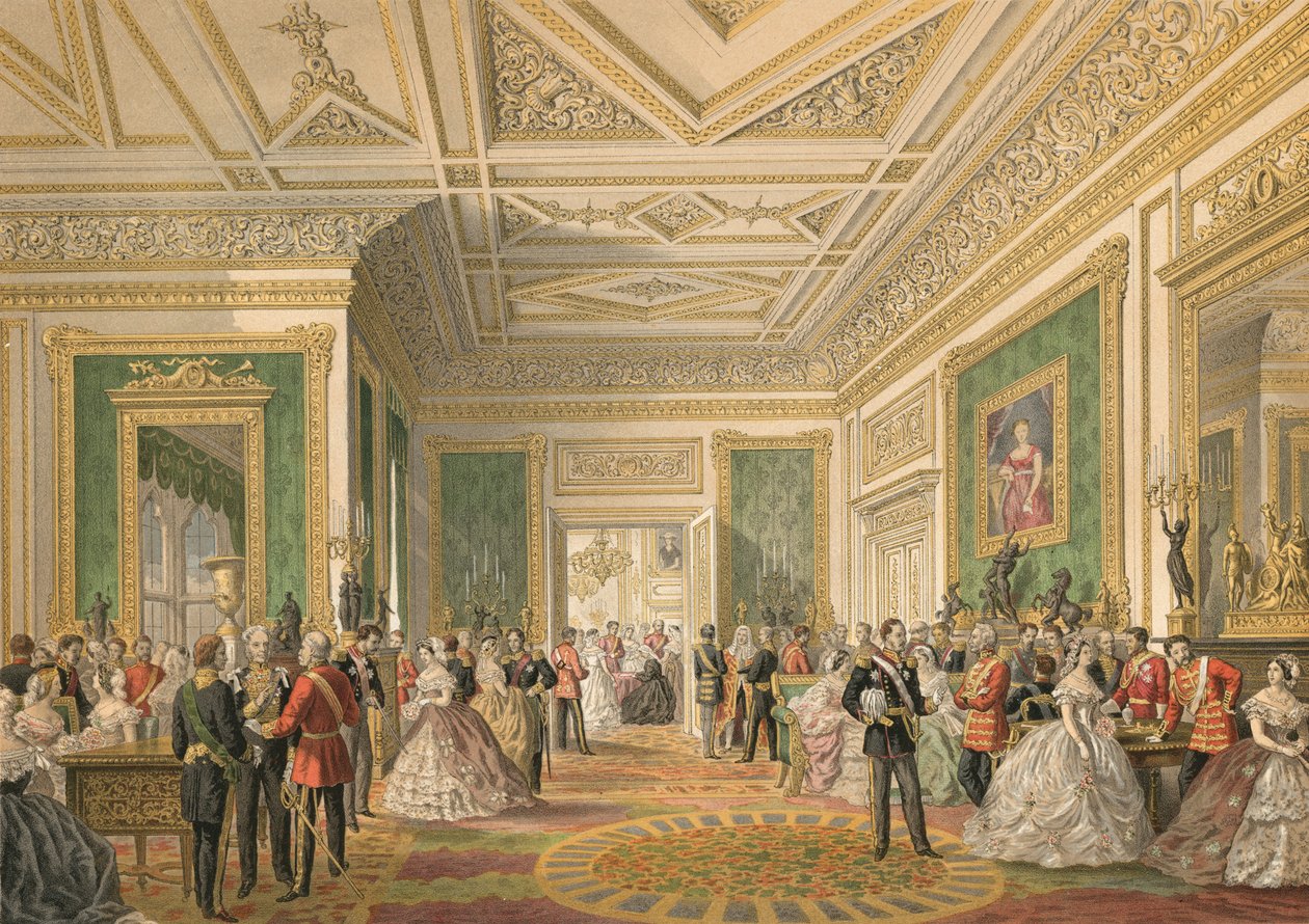 De ondertekening van de huwelijksakte, Windsor Castle door Robert Dudley