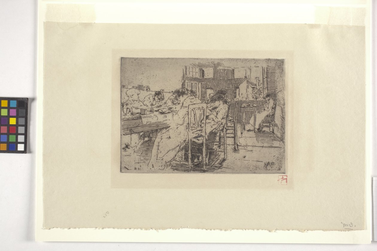 Interieur van een Winkel door Robert Frederick Blum