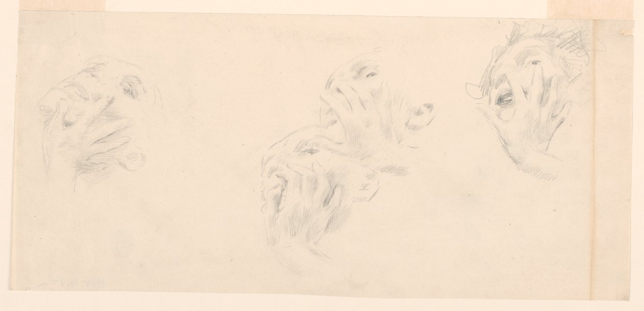 Studie voor een groep, “Vintage Festival,” Mendelssohn Glee Club, New York, NY door Robert Frederick Blum