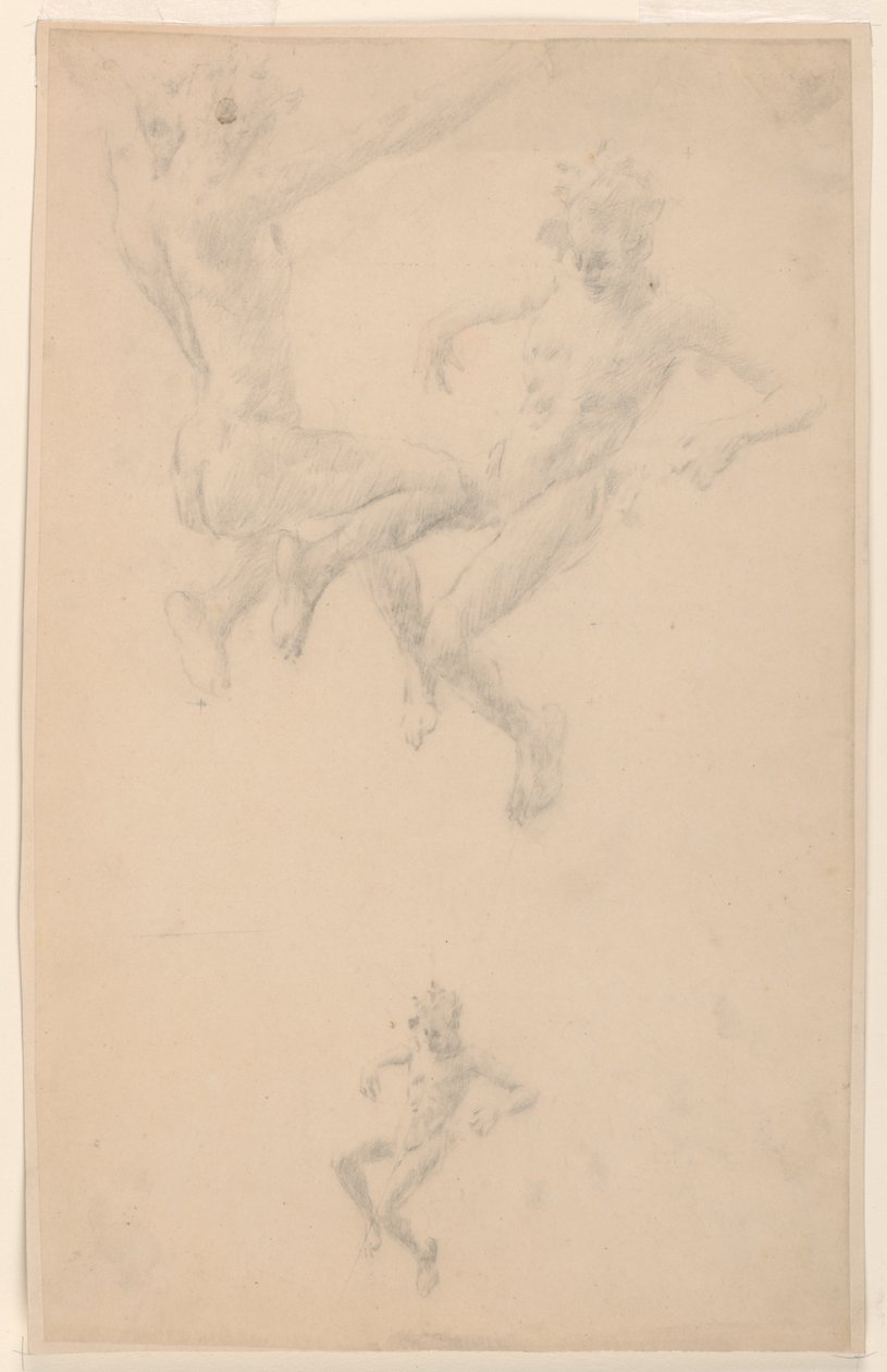 Studie voor een groep, "Vintage Festival," Mendelssohn Glee Club, New York, NY door Robert Frederick Blum