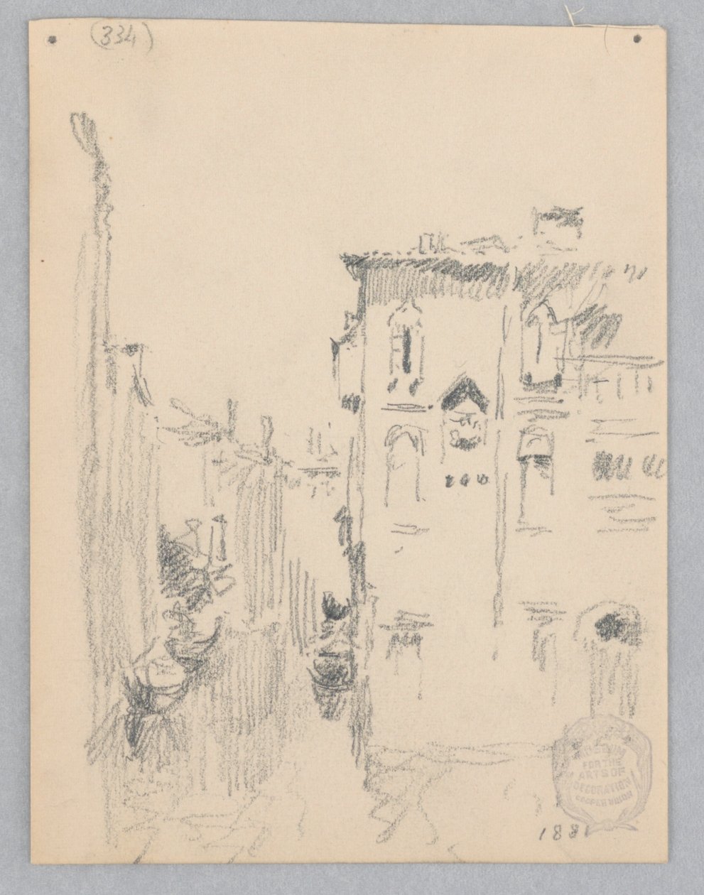 Uitzicht op Venetië, Italië door Robert Frederick Blum