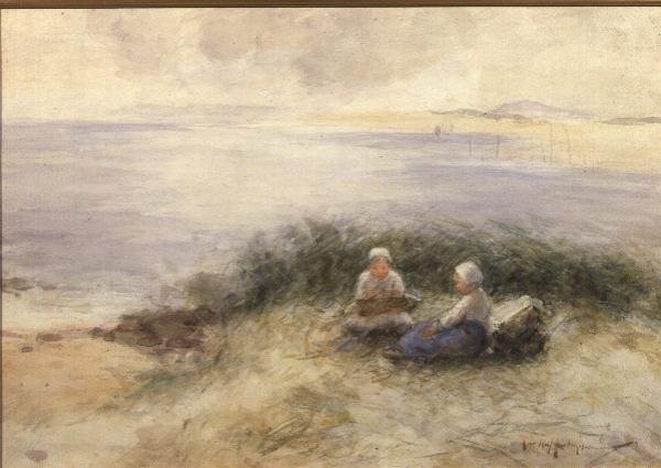 Een Zomerzee door Robert Gemmell Hutchison