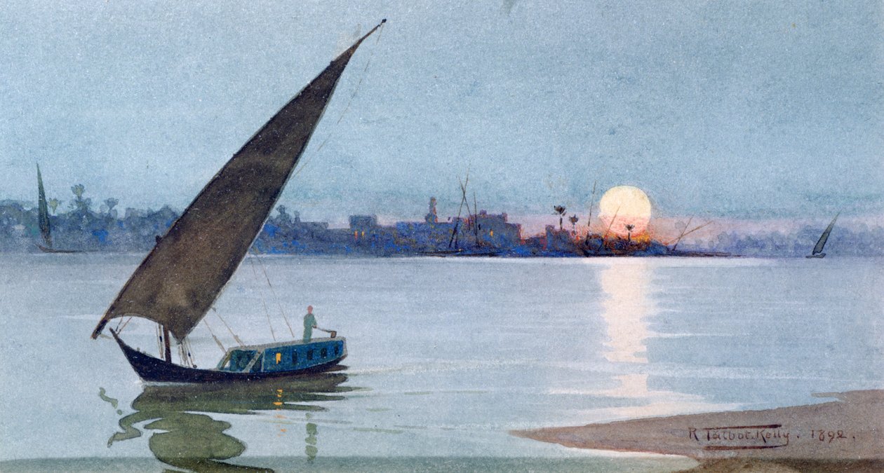 Oostmeer, Egypte". door Robert George Talbot Kelly