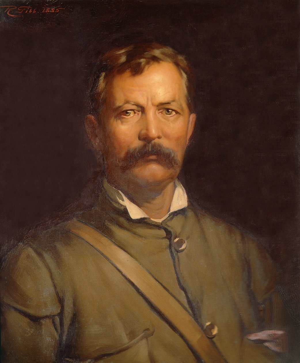 Portret van Henry M. Stanley, Ontdekkingsreiziger door Robert Gibb