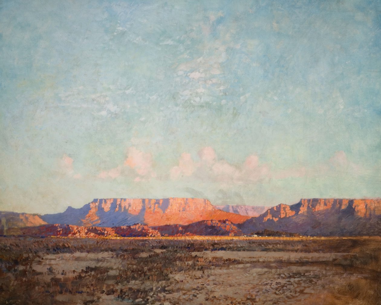 De Karoo, Kaap de Goede Hoop bij avond, 1924 door Robert Gwelo Goodman