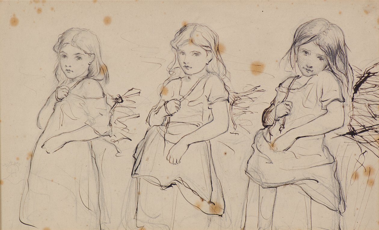 Studies voor een Schilderij door Robert Herdman
