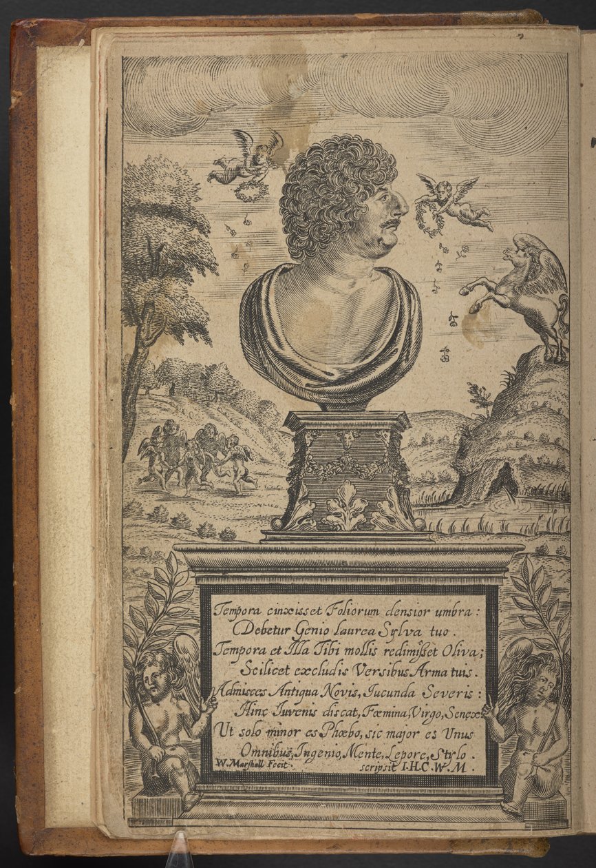 Frontispice van Hesperides, of de Werken... door Robert Herrick