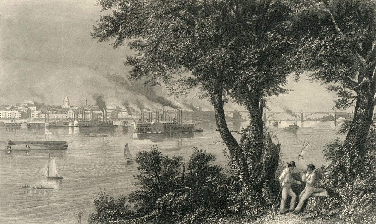Stad van St. Louis door Robert Hinshelwood