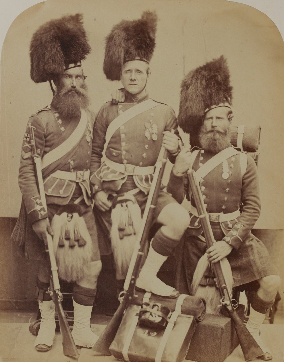 Gardner, McKenzie en Glen, 42e (Het Koninklijk Hoogland) Regiment van de Voet door Robert Howlett