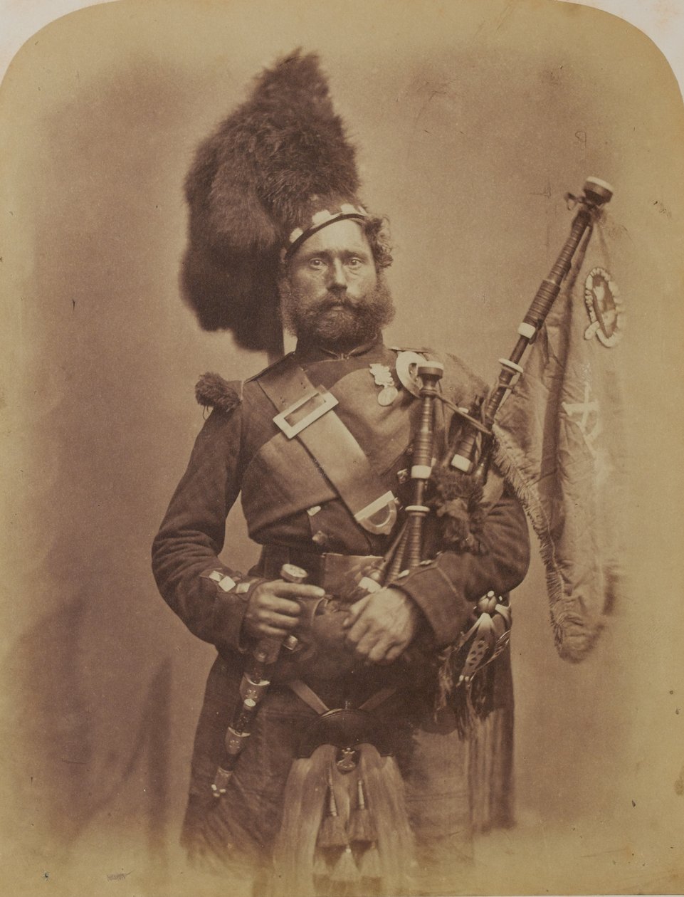 Piper David Muir, 42nd Highlanders (Black Watch) door Robert Howlett