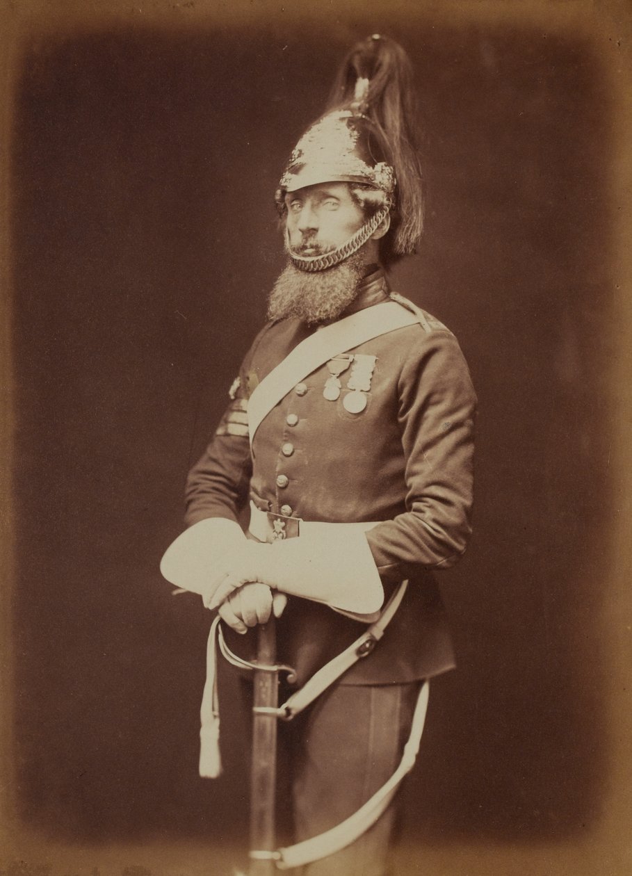 Sergeant-Majoor Bailey, 1st Royal Dragoon Guards door Robert Howlett