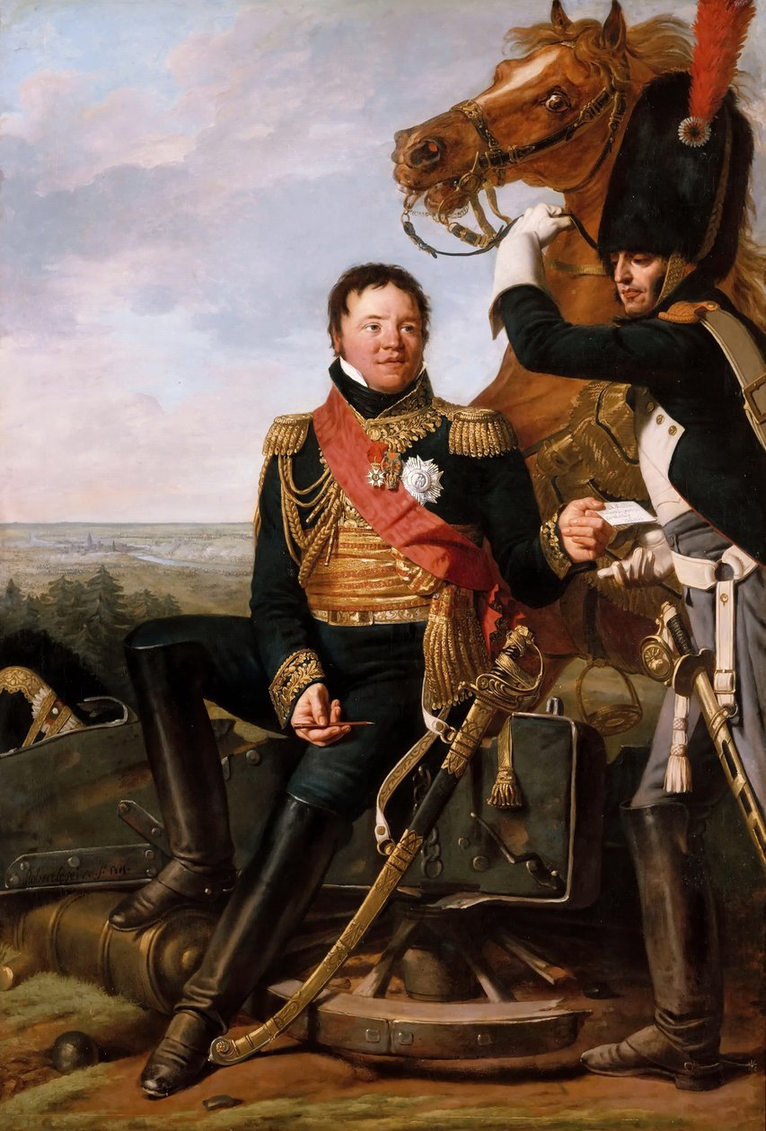 Portret van Frédéric Henri Walther 1761-1813 door Robert Lefevre