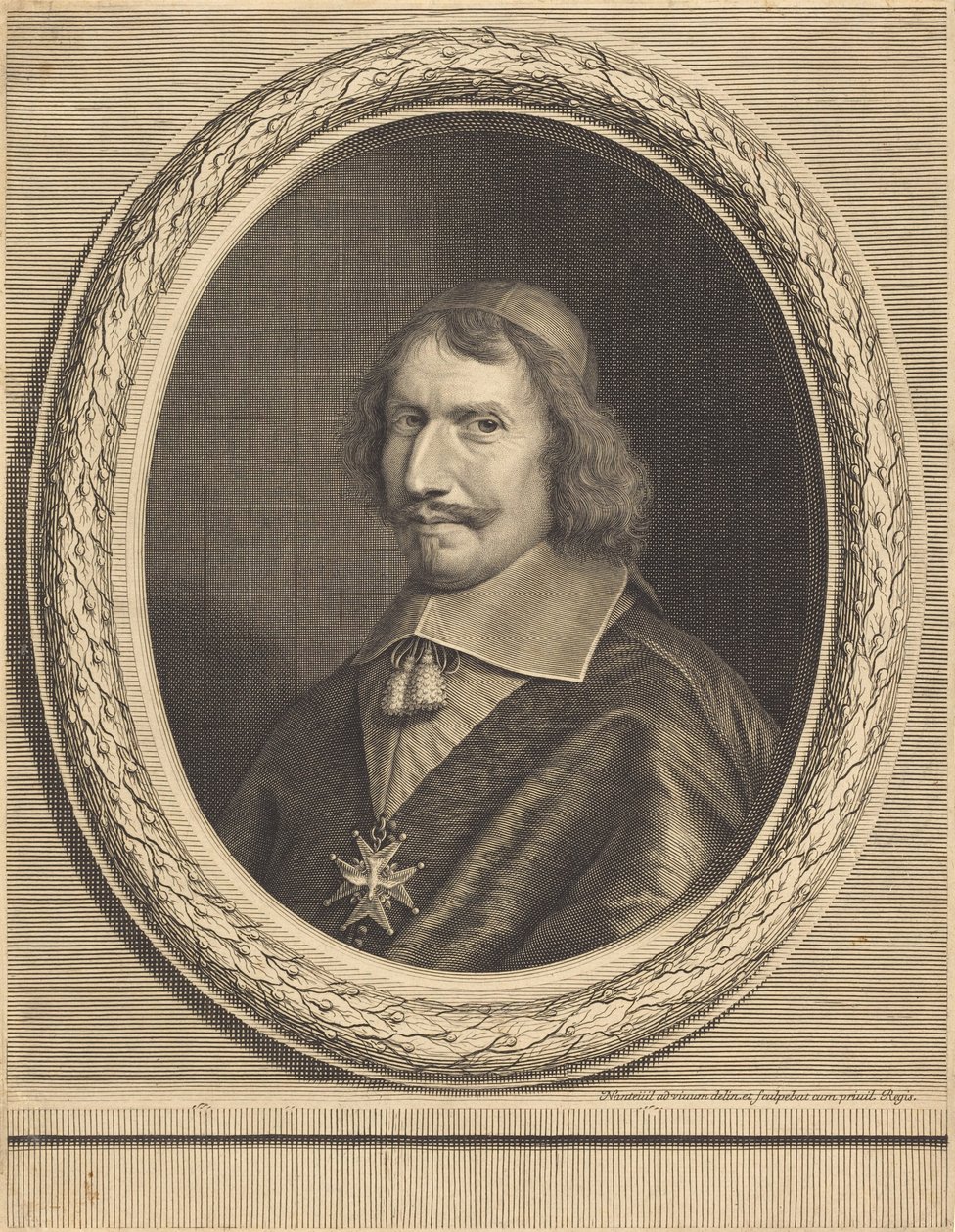 Kardinaal Antonio Barberini door Robert Nanteuil