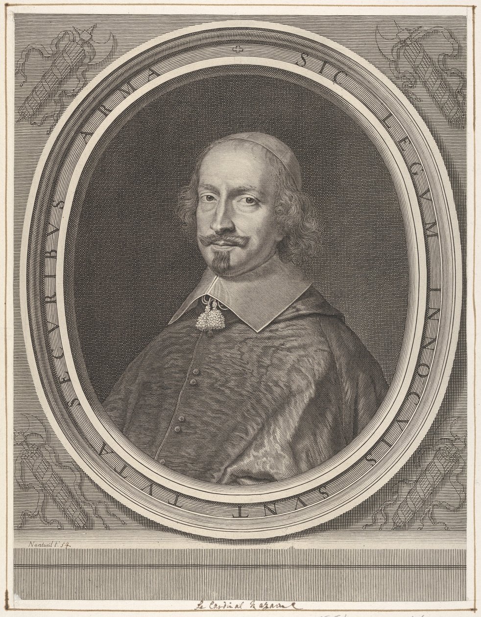 Kardinaal Jules Mazarin door Robert Nanteuil