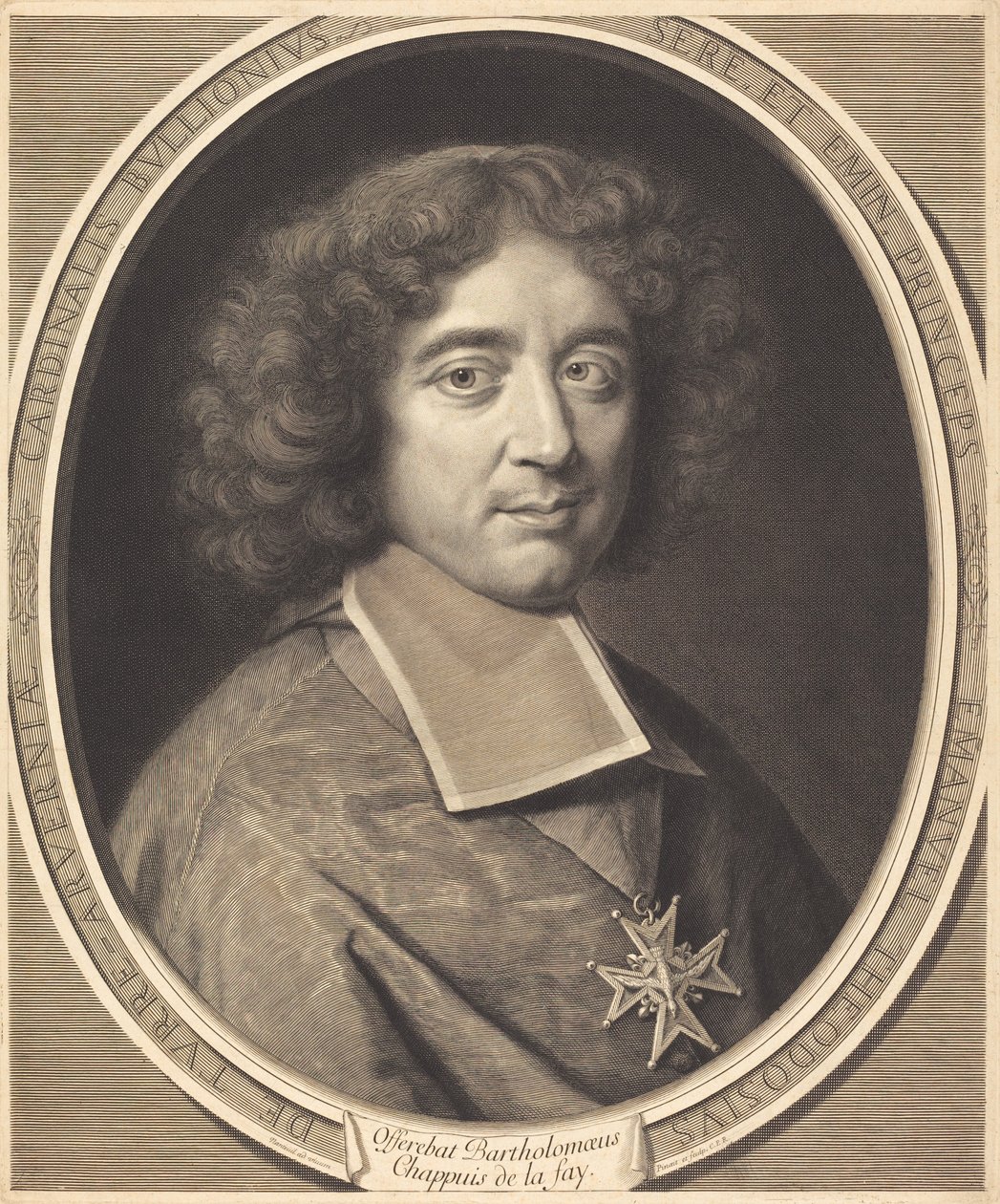 Kardinaal de Bouillon door Robert Nanteuil