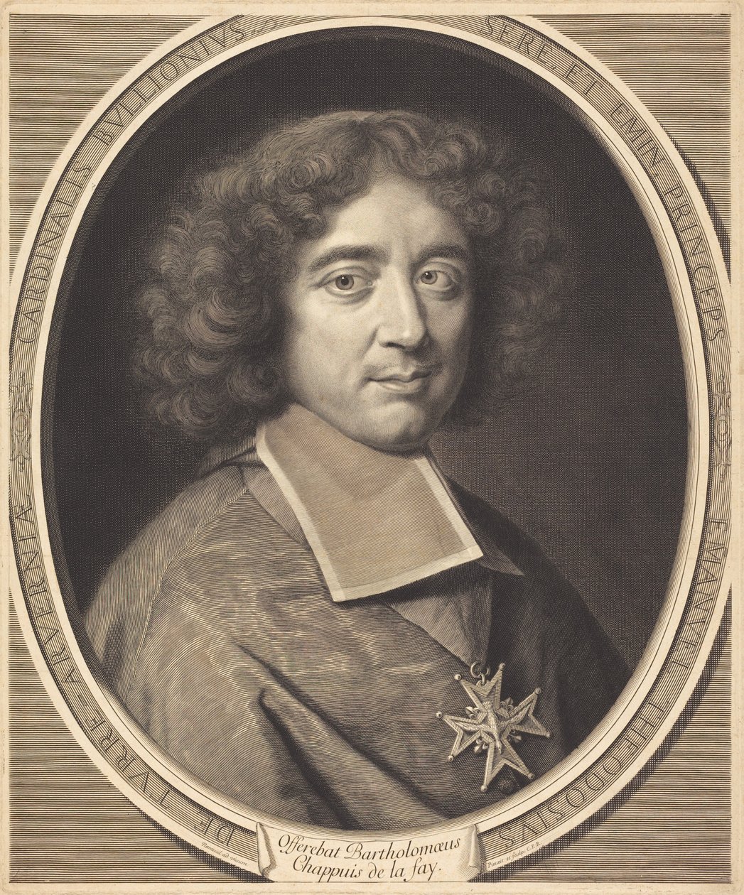 Kardinaal de Bouillon door Robert Nanteuil