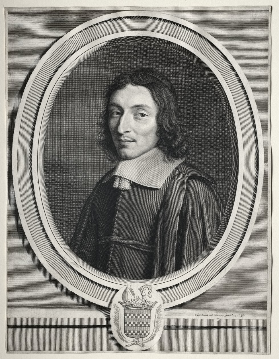 Kardinaal de Coislin door Robert Nanteuil