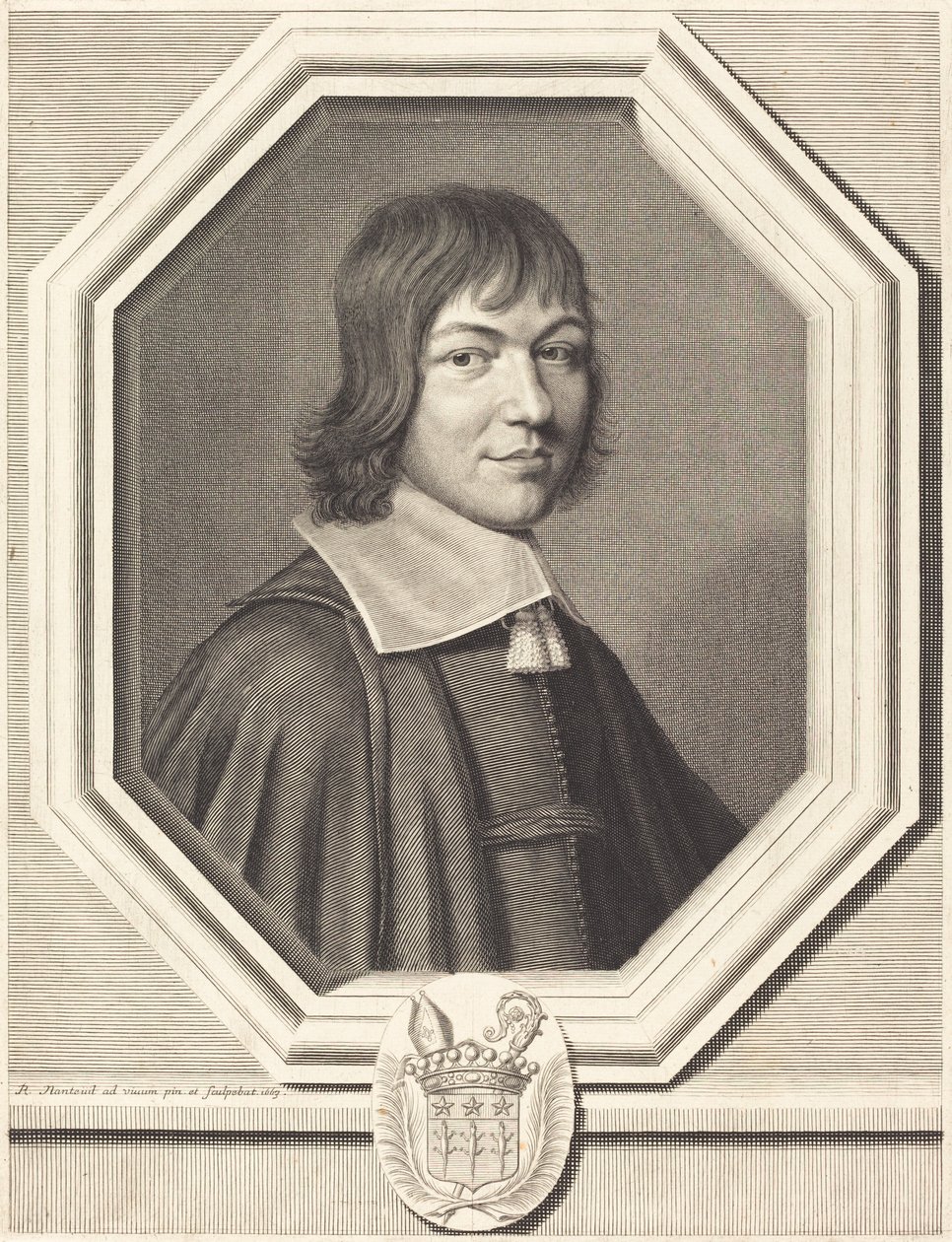 Charles-Maurice Le Tellier door Robert Nanteuil