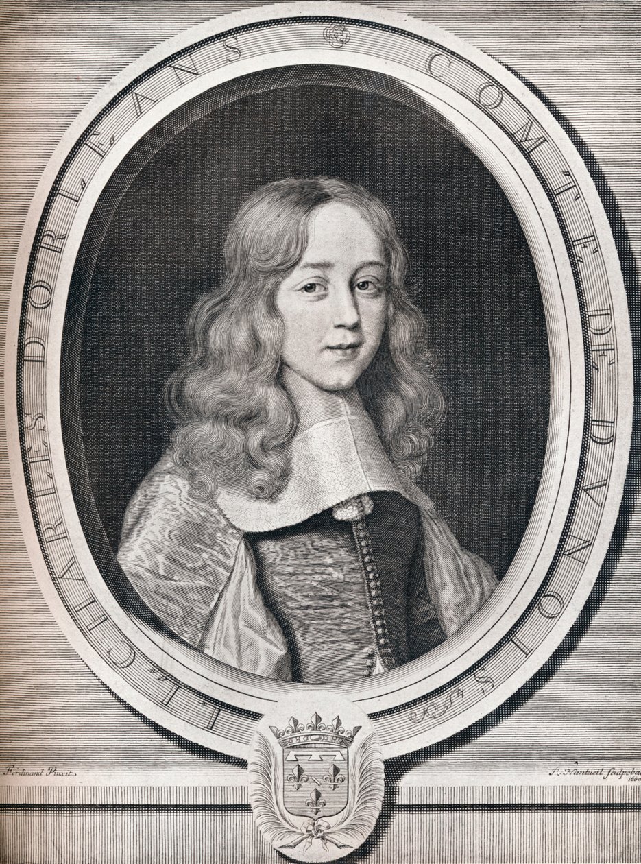 Karel van Orléans, graaf van Dunois, 1660, 1922 door Robert Nanteuil