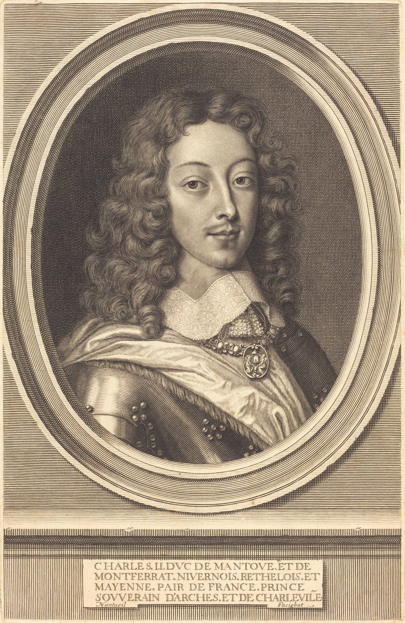 Karel II, Hertog van Mantua door Robert Nanteuil