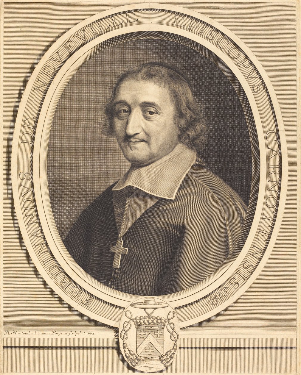 Ferdinand de Neufville door Robert Nanteuil