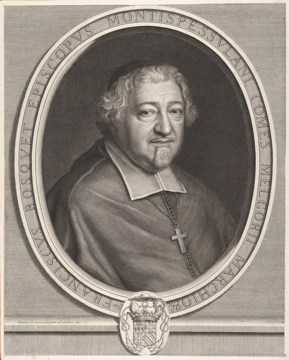 François Bosquet door Robert Nanteuil