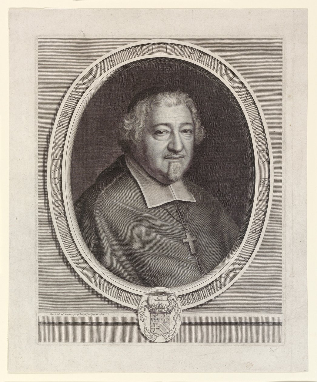 François Bosquet, Bisschop van Montpellier door Robert Nanteuil