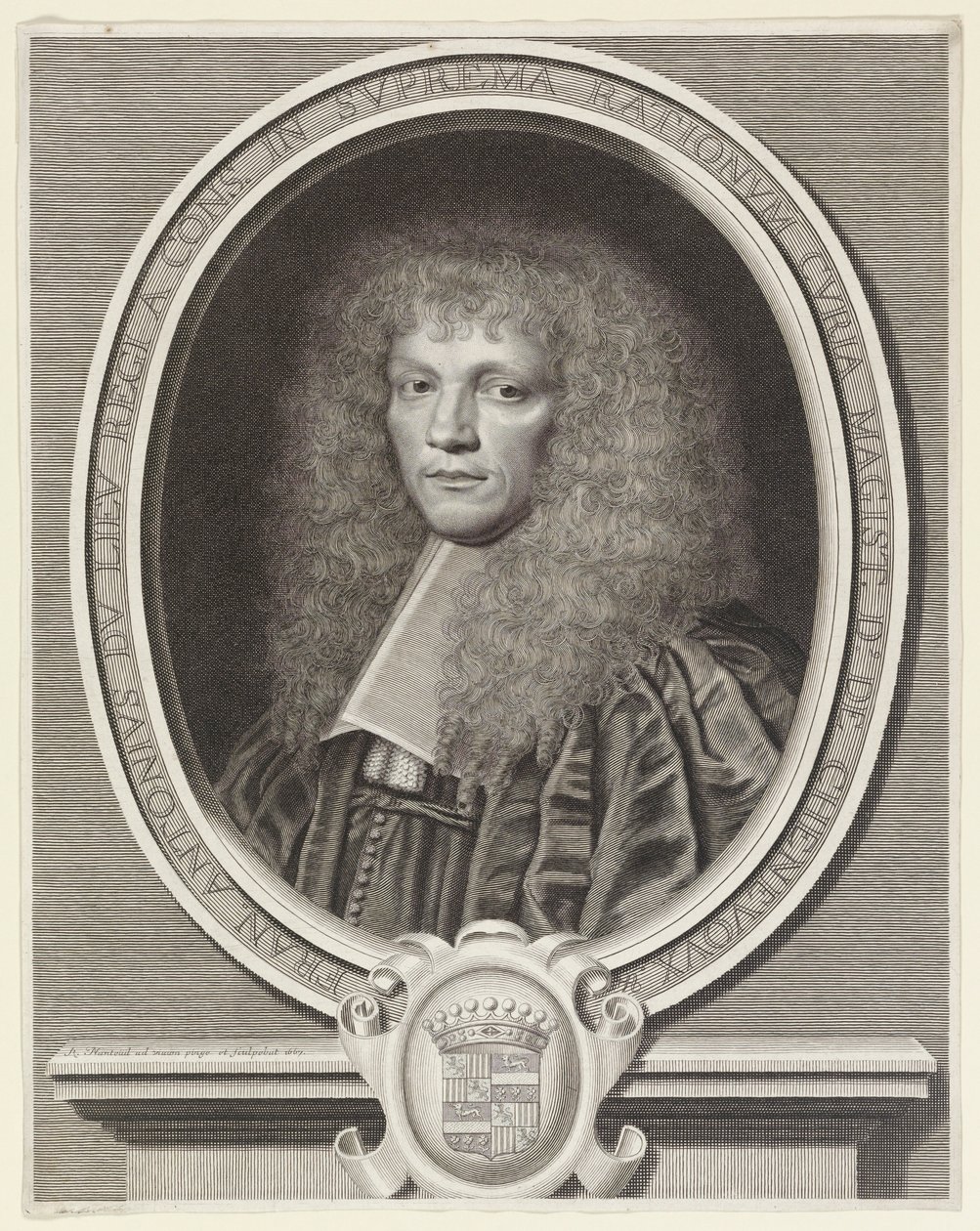 Françoise-Antoine Dulieu de Chenevoux, Maître des Comptes door Robert Nanteuil
