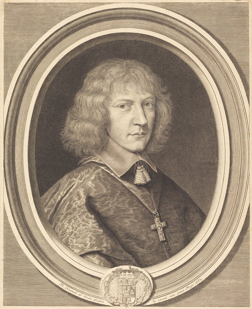 Hendrik II, hertog van Nemours door Robert Nanteuil