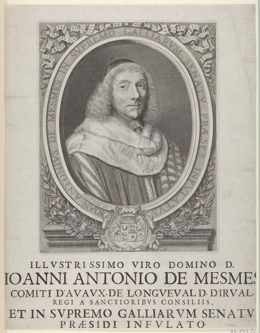 Jean-Antoine de Mesmes, 1658 door Robert Nanteuil