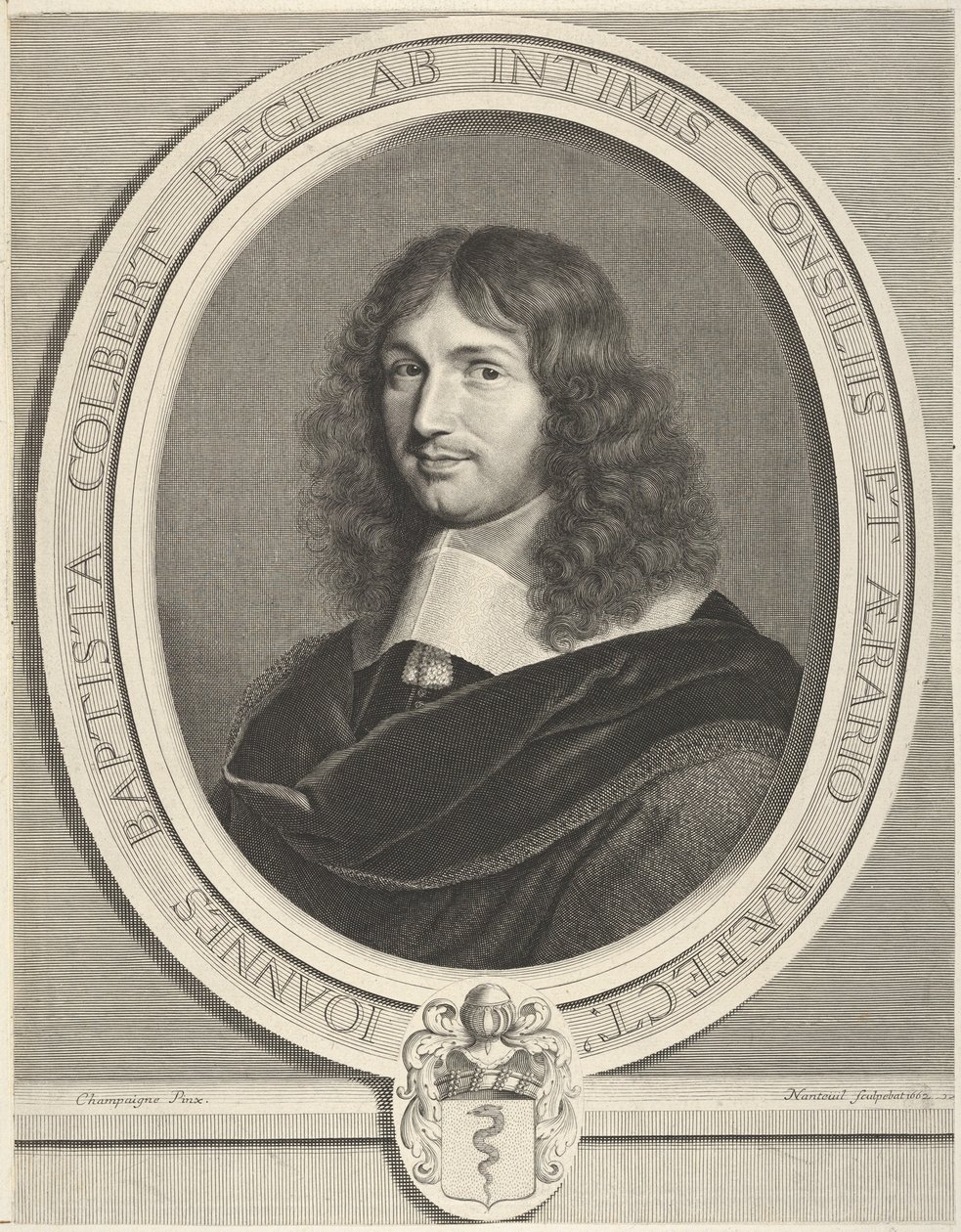 Jean-Baptiste Colbert, 1662 door Robert Nanteuil