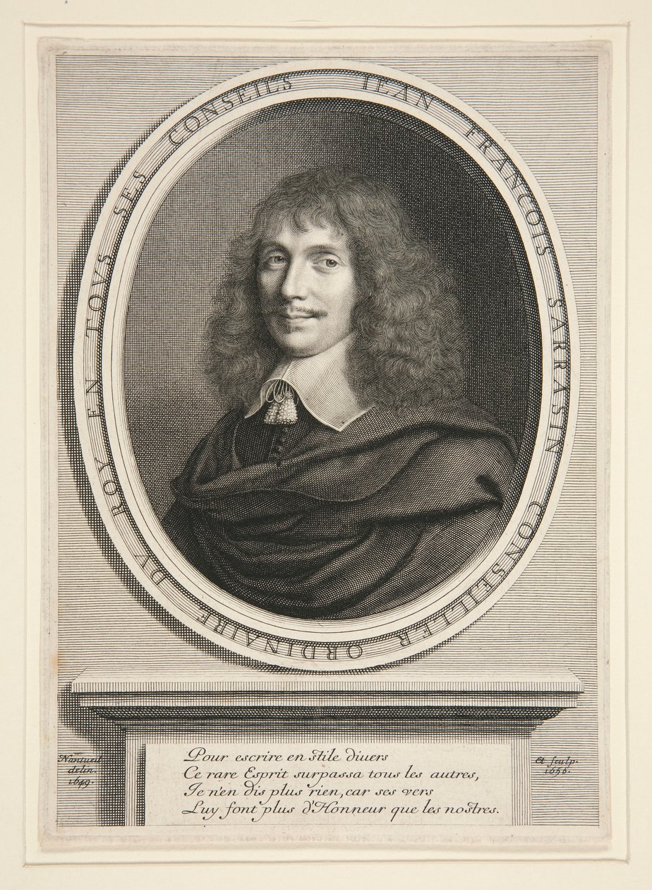 Jean-François Sarrasin, Man van Brieven door Robert Nanteuil