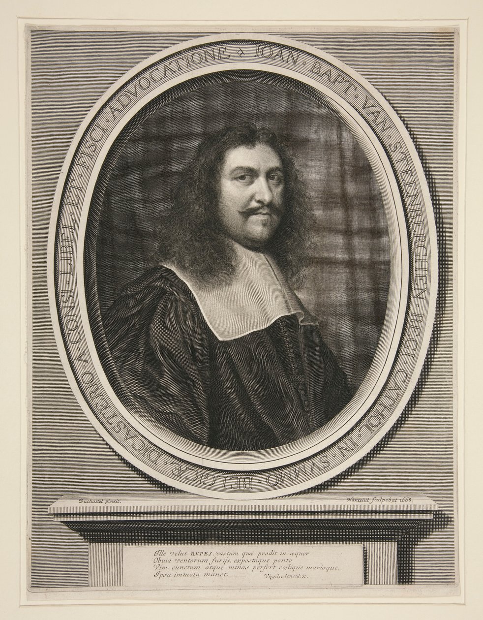 Jean Baptiste van Steenberghen, Adviseur van de Koning in de Raad van Vlaanderen door Robert Nanteuil