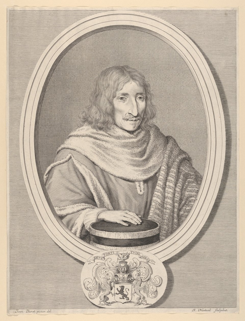 Jean de Mesgrigny, ca. 1653 door Robert Nanteuil