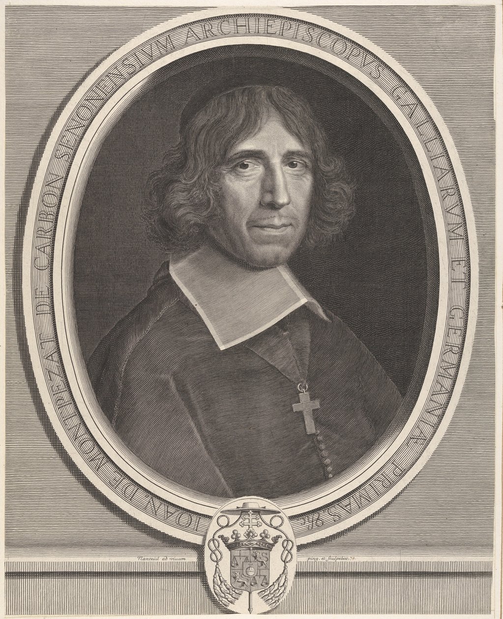 Jean de Montpezat de Carbon, ca. 1673 door Robert Nanteuil