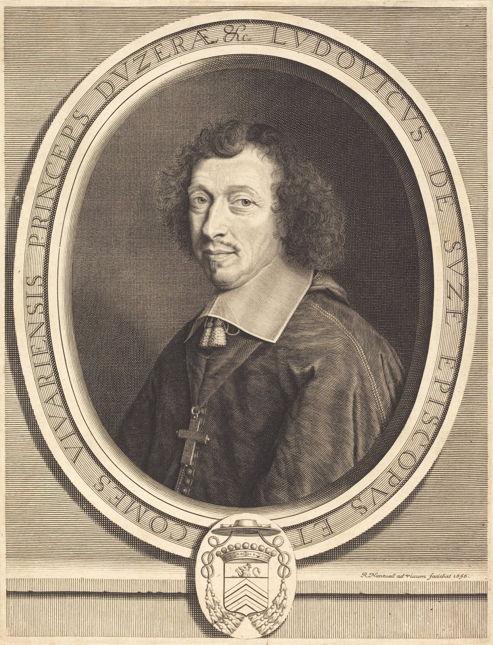 Louis-François de La Baume de Suze door Robert Nanteuil