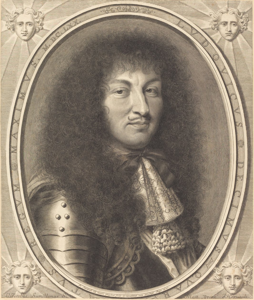 Lodewijk XIV door Robert Nanteuil